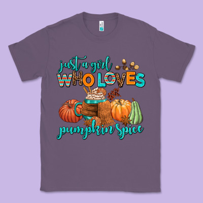 Just A Girl Who Loves Pumpkin Spice Classic Tee Designed By Adodesignshop