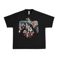 Black American flag thunderbird Urban Heavy Tee - BarkalooDesign
