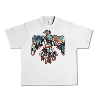 Lunar Rock American flag thunderbird Urban Heavy Tee - BarkalooDesign