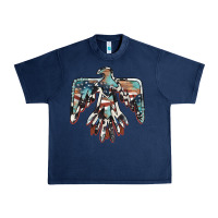 Navy American flag thunderbird Urban Heavy Tee - BarkalooDesign
