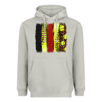 Moon Dust softball brushstroke Heavyweight Hoodie - NancyCooperArtShop
