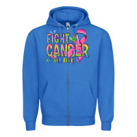True Royal fight cancer in all colors Zipper Hoodie - NancyCooperArtShop