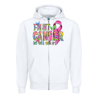 White fight cancer in all colors Zipper Hoodie - NancyCooperArtShop