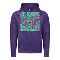 Cloud Purple Cancer Ribbon with Heart Vintage Hoodie - texasbilliewilder