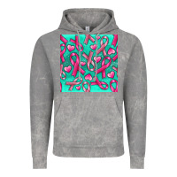 Cloud Rock Cancer Ribbon with Heart Vintage Hoodie - texasbilliewilder
