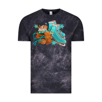 Cloud Black Winter Ice Skating Boots And Coffee Vintage Tee - FaDigitalArtStudio