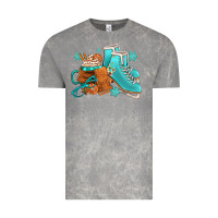 Cloud Rock Winter Ice Skating Boots And Coffee Vintage Tee - FaDigitalArtStudio