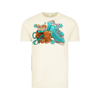 Vintage Arctic Winter Ice Skating Boots And Coffee Vintage Tee - FaDigitalArtStudio