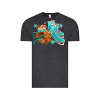Vintage Black Winter Ice Skating Boots And Coffee Vintage Tee - FaDigitalArtStudio