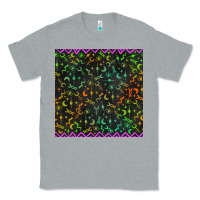 Heather Grey halloween witch symbols seamless pattern Classic Tee - BundleAndBundleShop