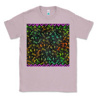 Lilac halloween witch symbols seamless pattern Classic Tee - BundleAndBundleShop