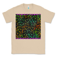 Mushroom halloween witch symbols seamless pattern Classic Tee - BundleAndBundleShop
