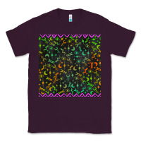 Plum halloween witch symbols seamless pattern Classic Tee - BundleAndBundleShop