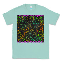 Seafoam halloween witch symbols seamless pattern Classic Tee - BundleAndBundleShop