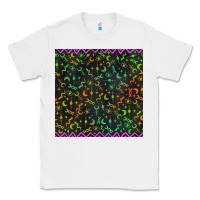 White halloween witch symbols seamless pattern Classic Tee - BundleAndBundleShop