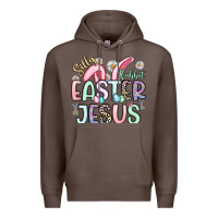Coffee silly rabbit easter jesus Premium Hoodie - Artiststas