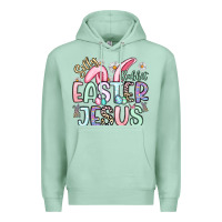 Seafoam silly rabbit easter jesus Premium Hoodie - Artiststas