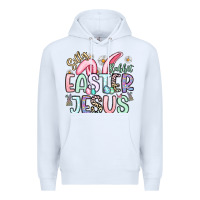 White silly rabbit easter jesus Premium Hoodie - Artiststas