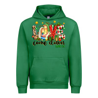 Emerald love came down luke 2 11 Urban Hoodie - texasbilliewilder