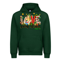 Forest Green love came down luke 2 11 Urban Hoodie - texasbilliewilder