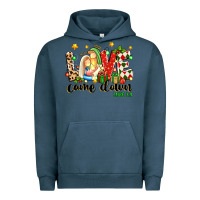 Pigment Midnight Navy love came down luke 2 11 Urban Hoodie - texasbilliewilder