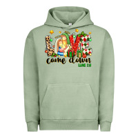 Pigment Oil Green love came down luke 2 11 Urban Hoodie - texasbilliewilder