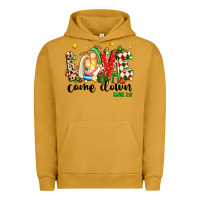 Pigment Peanut Butter love came down luke 2 11 Urban Hoodie - texasbilliewilder