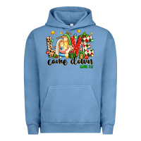Pigment Pebble Blue love came down luke 2 11 Urban Hoodie - texasbilliewilder