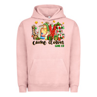 Pigment Salmon love came down luke 2 11 Urban Hoodie - texasbilliewilder