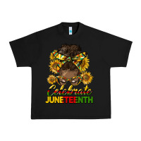 Black celebrate juneteenth black woman bun Urban Heavy Tee - HRA Design Shop