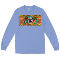 Colony Blue joy license plate Long Sleeve Tee - Artiststas