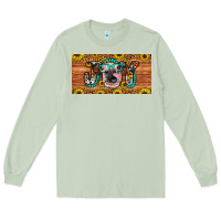 Matcha joy license plate Long Sleeve Tee - Artiststas