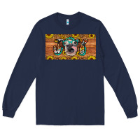 Navy joy license plate Long Sleeve Tee - Artiststas
