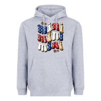 Heather Grey American mini Heavyweight Hoodie - NancyCooperArtShop