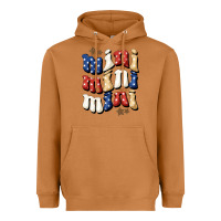 Meerkat American mini Heavyweight Hoodie - NancyCooperArtShop