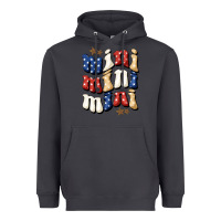 Smoke American mini Heavyweight Hoodie - NancyCooperArtShop
