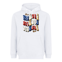 White American mini Heavyweight Hoodie - NancyCooperArtShop