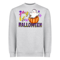 Heather Grey my 1st halloween Heavyweight Sweatshirt - CowhideDigitalArt