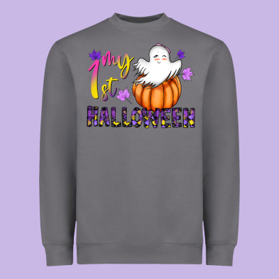 My 1st Halloween Heavyweight Sweatshirt Designed By Cowhidedigitalart