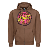 Chestnut fight breast cancer Zipper Hoodie - NancyCooperArtShop