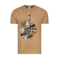 Vintage Camel sensitive savage skeleton middle finger Vintage Tee - FaDigitalArtStudio