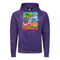 Cloud Purple hello summer skeleton Vintage Hoodie - Zillion Design Studio