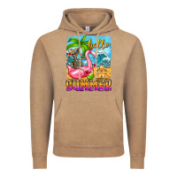 Vintage Coffee hello summer skeleton Vintage Hoodie - Zillion Design Studio