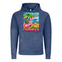 Vintage Denim hello summer skeleton Vintage Hoodie - Zillion Design Studio