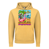 Vintage Mustard hello summer skeleton Vintage Hoodie - Zillion Design Studio