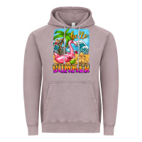 Vintage Zinc hello summer skeleton Vintage Hoodie - Zillion Design Studio