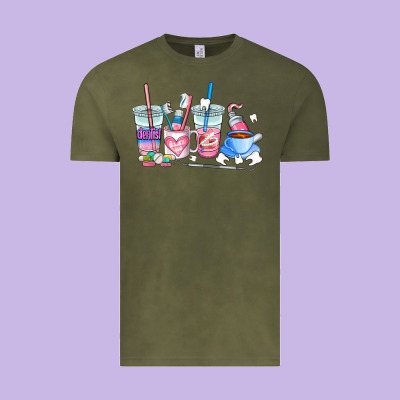 Dentist Coffee Cups Vintage Tee Designed By Adodesignshop