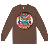 Chestnut nurse round earrings 1 Long Sleeve Tee - BundleAndBundleShop