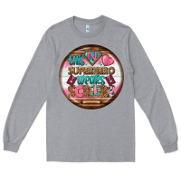 Heather Grey nurse round earrings 1 Long Sleeve Tee - BundleAndBundleShop