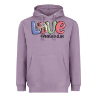 Lavender love real estate life Heavyweight Hoodie - MaliasSmallBusiness